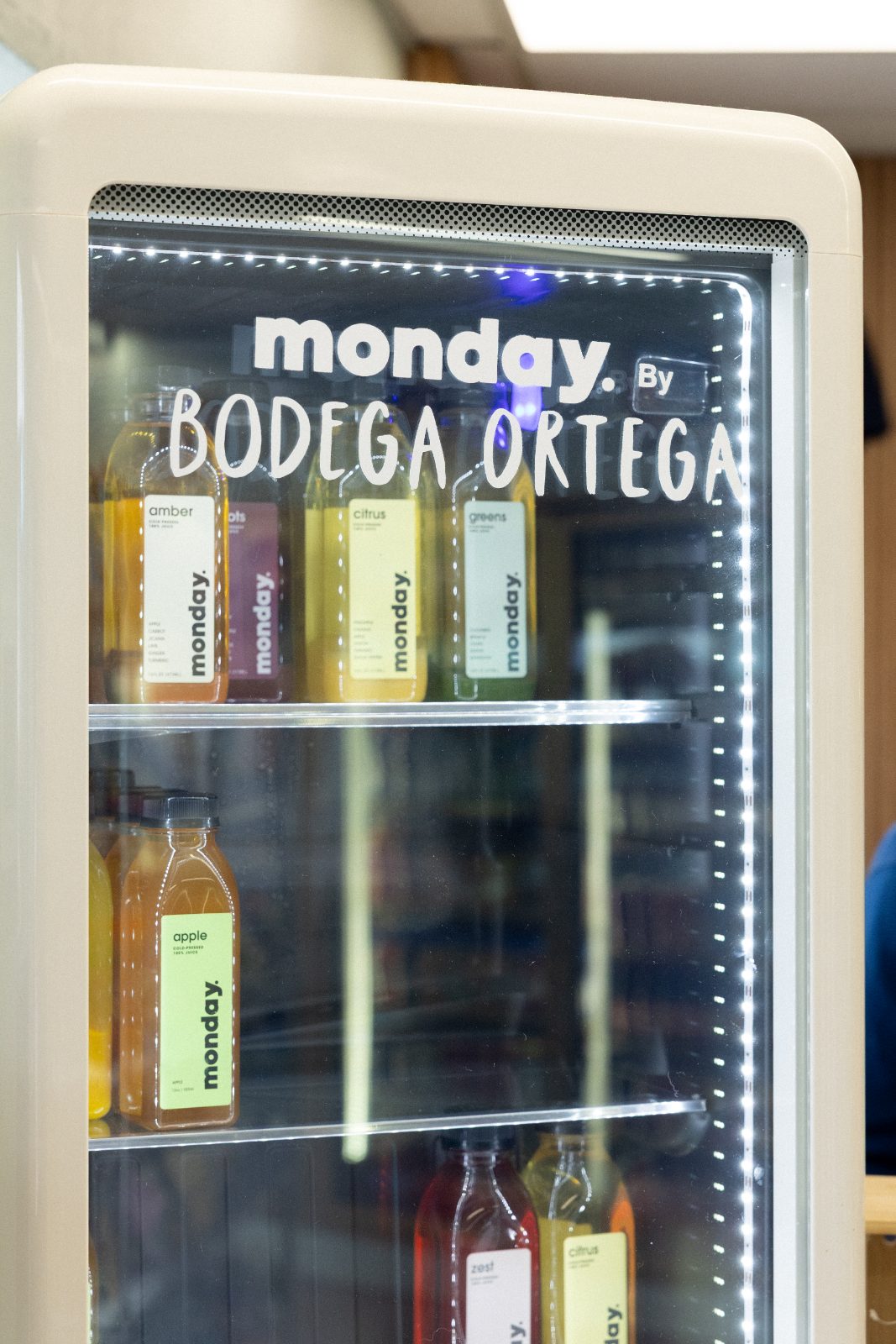 Bodega Ortega drinks fridge