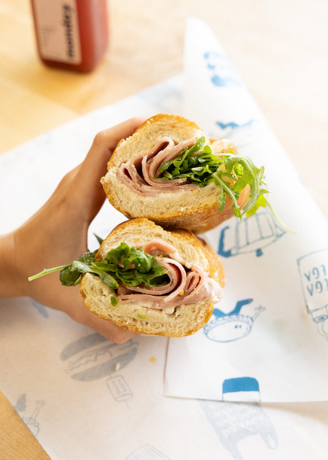 Sandwich at Bodega Ortega